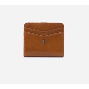 NEW HOBO women's max mini bifold card holder in truffle